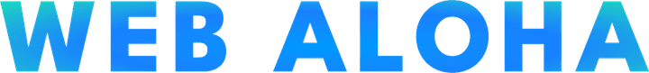 Interneto svetainės kūrėjo webaloha.co logotipas